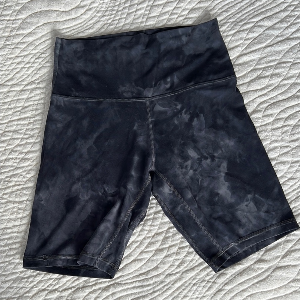Lululemon Athletica Black Athletic Shorts with High-Rise Waistband